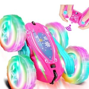 BNWT- Free to fly. Double side roll remote control vibrant car